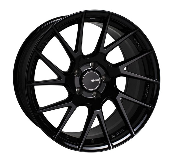 Enkei TM7 18x8.5 5x114.3 45mm Offset 72.6mm Bore Gloss Black Wheel