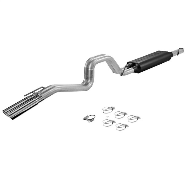 Flowmaster 04-07 Durango American Thunder Cat-Back System 409S - Dual Same Side Exit
