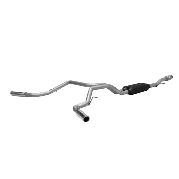 Flowmaster 09-14 Gm Force II Cat-Back System 409S - Dual Side Exit