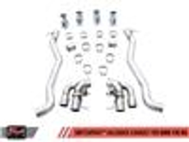 AWE Tuning 18-19 BMW M5 (F90) 4.4T AWD SwitchPath Axle-back Exhaust - Chrome Silver Tips