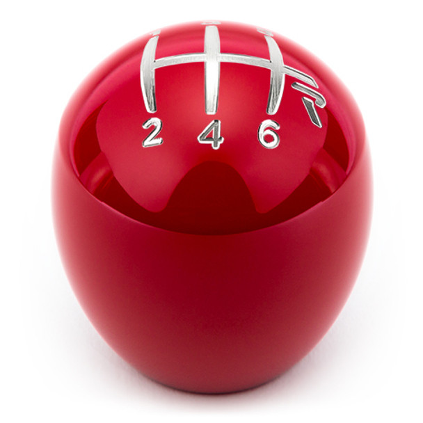 Raceseng Slammer Shift Knob / Gate 3 Engraving - Red Gloss (Adapter Required)