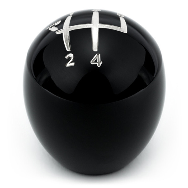 Raceseng Slammer Shift Knob (Gate 5 Engraving) M12x1.5mm Adapter - Black Gloss