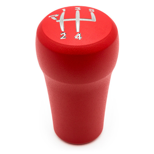 Raceseng Rondure Shift Knob / Gate 5 Engraving - Red Texture (Adapter Required)