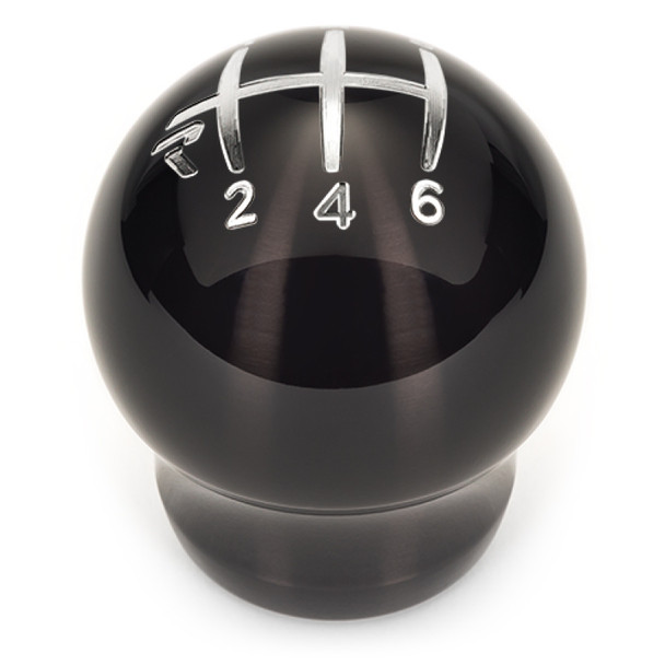 Raceseng Contour Shift Knob / Gate 6 Engraving - Smoke Translucent (Adapter Required)