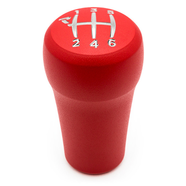 Raceseng Rondure Shift Knob / Gate 1 Engraving - Red Texture (Adapter Required)