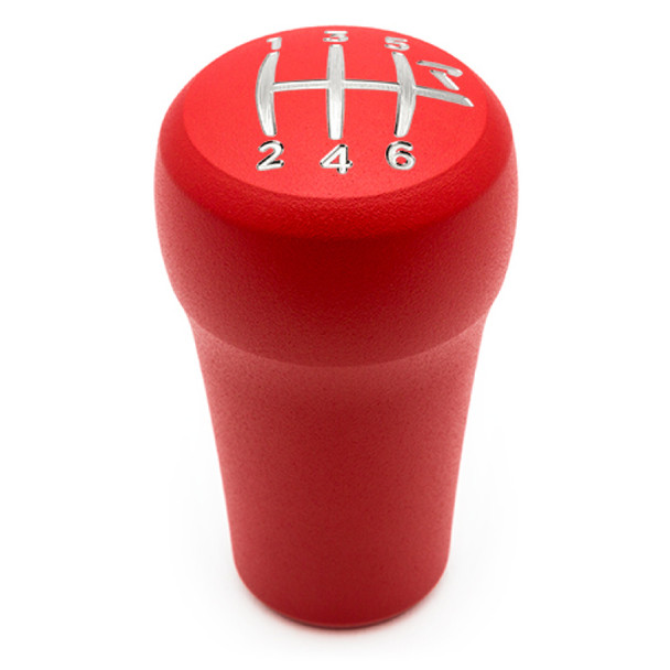 Raceseng Rondure Shift Knob / Gate 2 Engraving - Red Texture (Adapter Required)