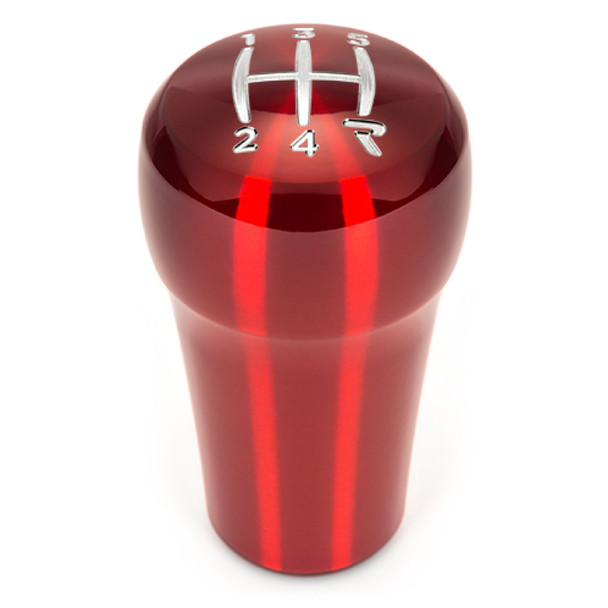 Raceseng Rondure Shift Knob (Gate 4 Engraving) M12x1.5mm Adapter - Red Translucent