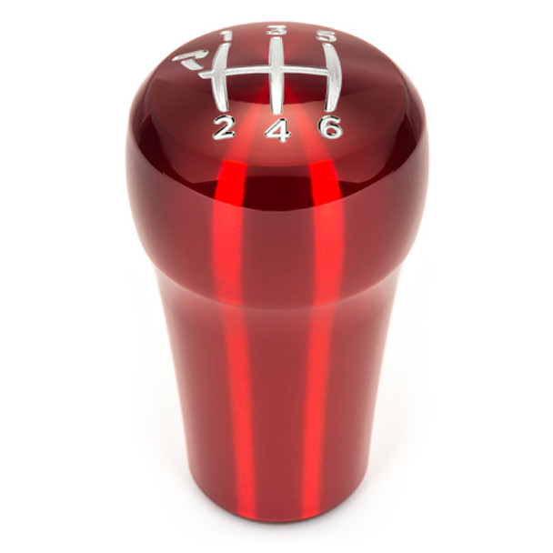 Raceseng Rondure Shift Knob (Gate 1 Engraving) Hyundai Genesis Coupe Adapter - Red Translucent