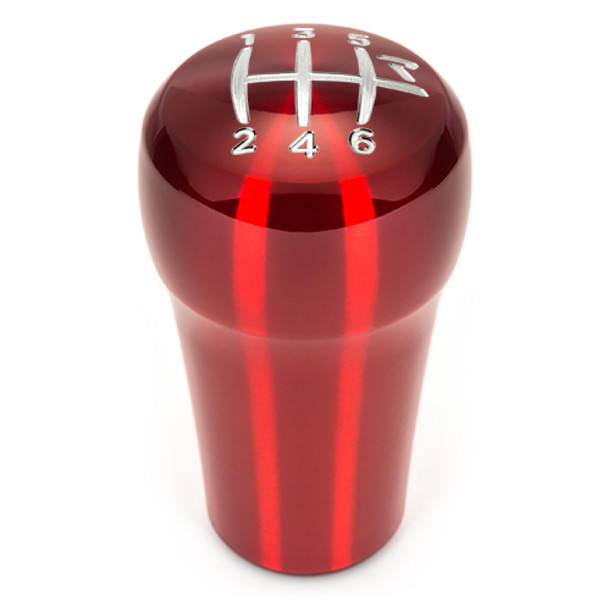 Raceseng Rondure Shift Knob (Gate 2 Engraving) Cadillac CTS-V/Corvette C6 Adapter - Red Translucent