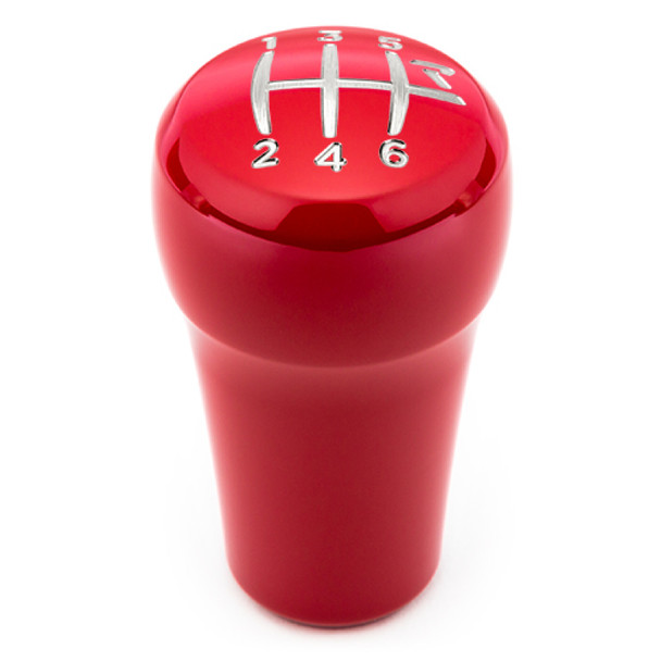 Raceseng Rondure Shift Knob / Gate 2 Engraving - Red Gloss (Adapter Required)