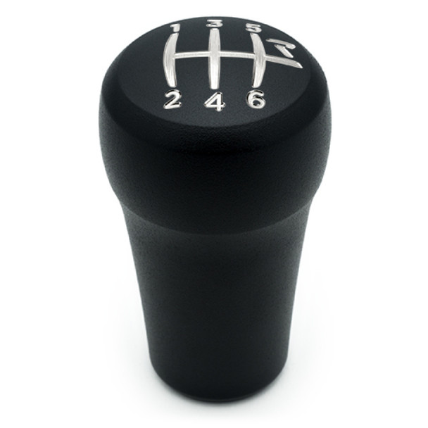 Raceseng Rondure Shift Knob / Gate 2 Engraving - Black Texture (Adapter Required)