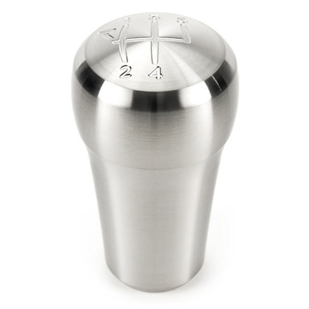 Raceseng Rondure Shift Knob (Gate 5 Engraving) M12x1.5mm Adapter - Brushed