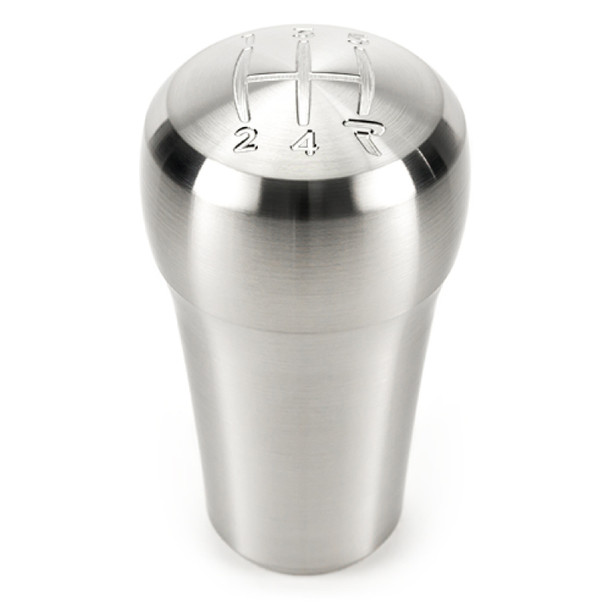 Raceseng Rondure Shift Knob (Gate 4 Engraving) M12x1.5mm Adapter - Brushed