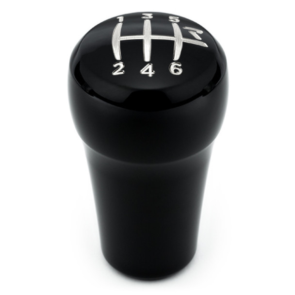 Raceseng Rondure Shift Knob / Gate 2 Engraving - Black Gloss (Adapter Required)