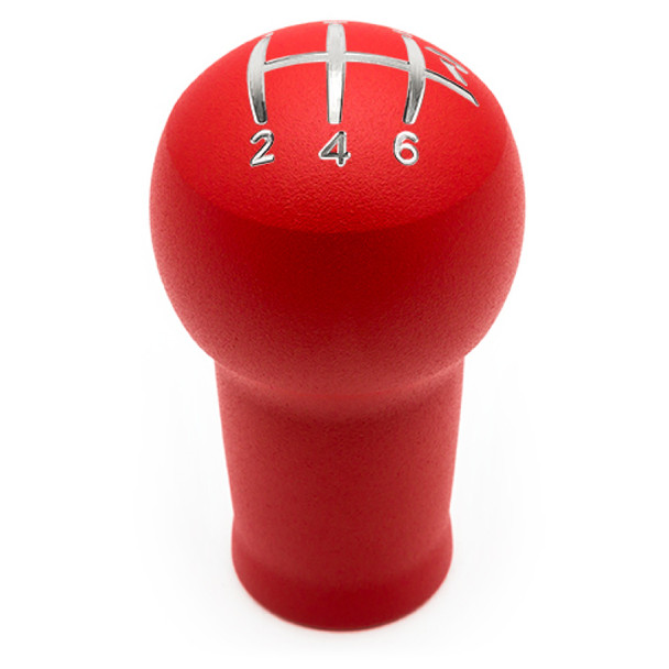 Raceseng Prolix Shift Knob (Gate 2 Engraving) Cadillac CTS-V / Corvette C6 Adapter - Red Texture