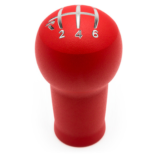 Raceseng Prolix Shift Knob / Gate 6 Engraving - Red Texture (Adapter Required)