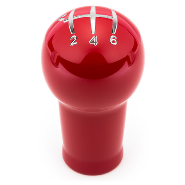 Raceseng Prolix Shift Knob (Gate 1 Engraving) Porsche 911-997 / Cayman 987 Adapter - Red Gloss