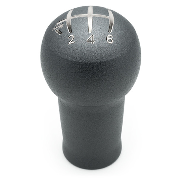 Raceseng Prolix Shift Knob / Gate 6 Engraving - Graphite Texture (Adapter Required)