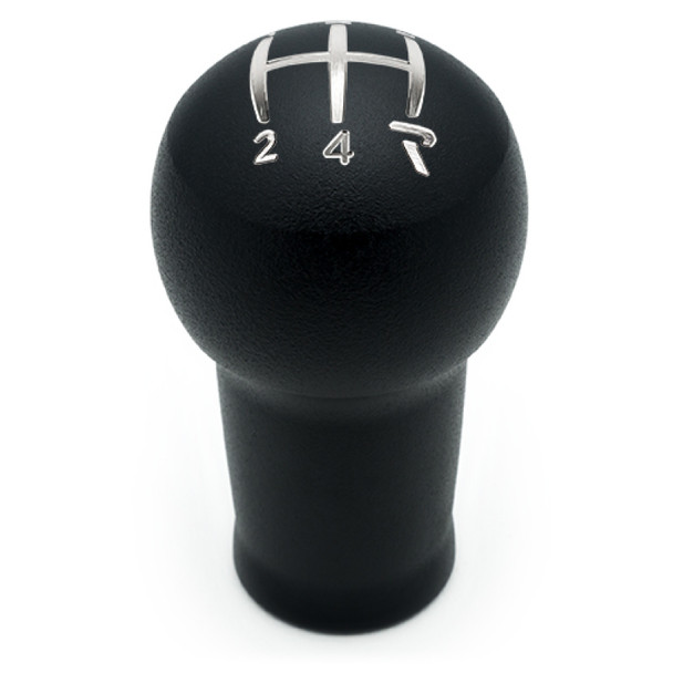 Raceseng Prolix Shift Knob (Gate 4 Engraving) Fiat 500T / Abarth Adapter - Black Texture