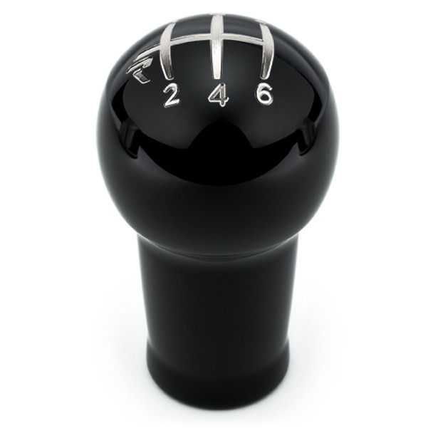 Raceseng Prolix Shift Knob (Gate 6 Engraving) M8x1.25mm Adapter - Black Gloss