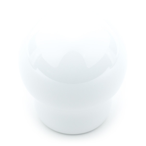 Raceseng Contour Shift Knob (No Engraving) Fiat 500T / Abarth Adapter - White Gloss
