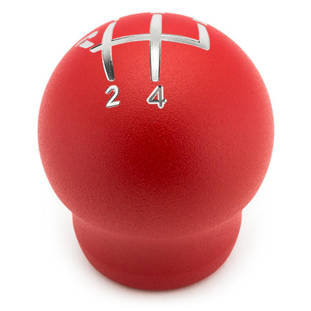 Raceseng Contour Shift Knob / Gate 5 Engraving - Red Texture (Adapter Required)