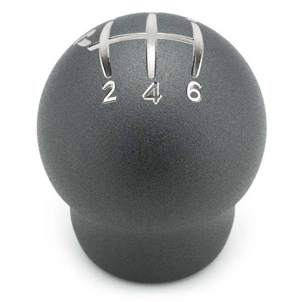 Raceseng Contour Shift Knob (Gate 1 Engraving) BMW Adapter - Graphite Texture