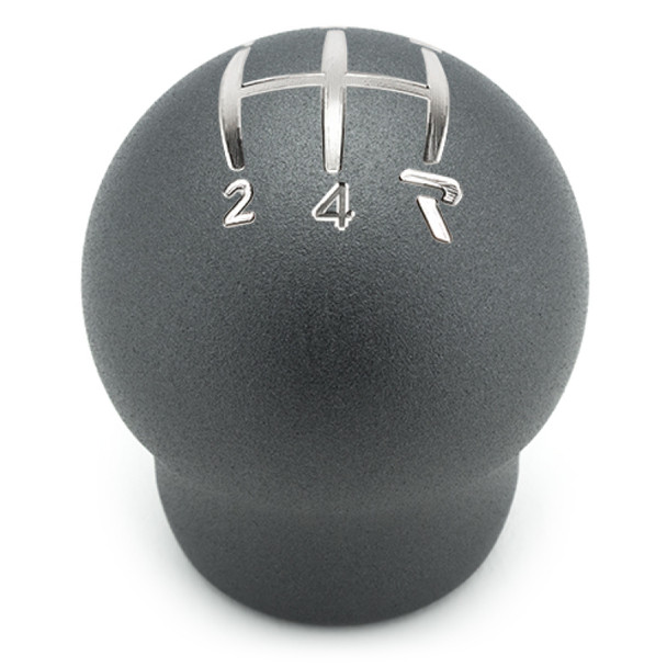 Raceseng Contour Shift Knob (Gate 4 Engraving) M12x1.75mm Adapter - Graphite Texture