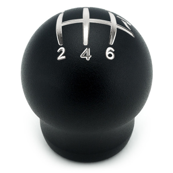 Raceseng Contour Shift Knob (Gate 2 Engraving) 1/2in.-20 Adapter - Black Texture