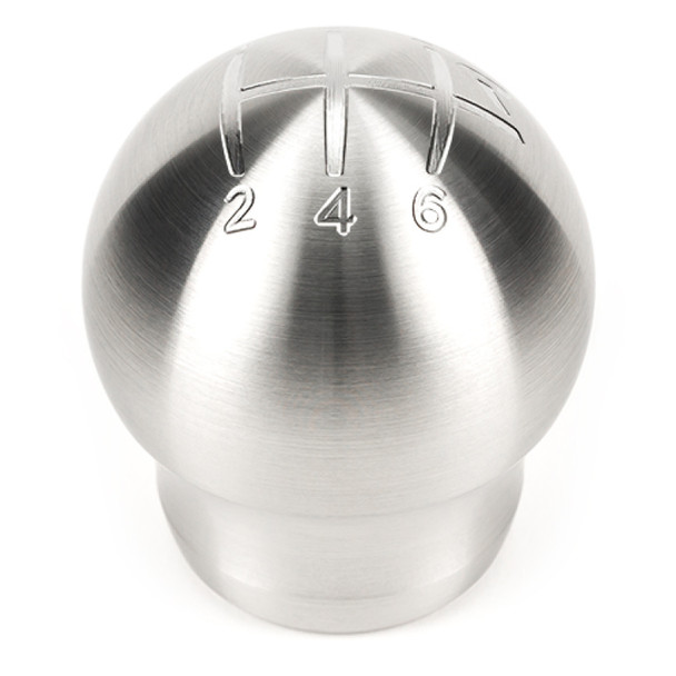 Raceseng Contour Shift Knob (Gate 2 Engraving) 1/2in.-20 Adapter - Brushed