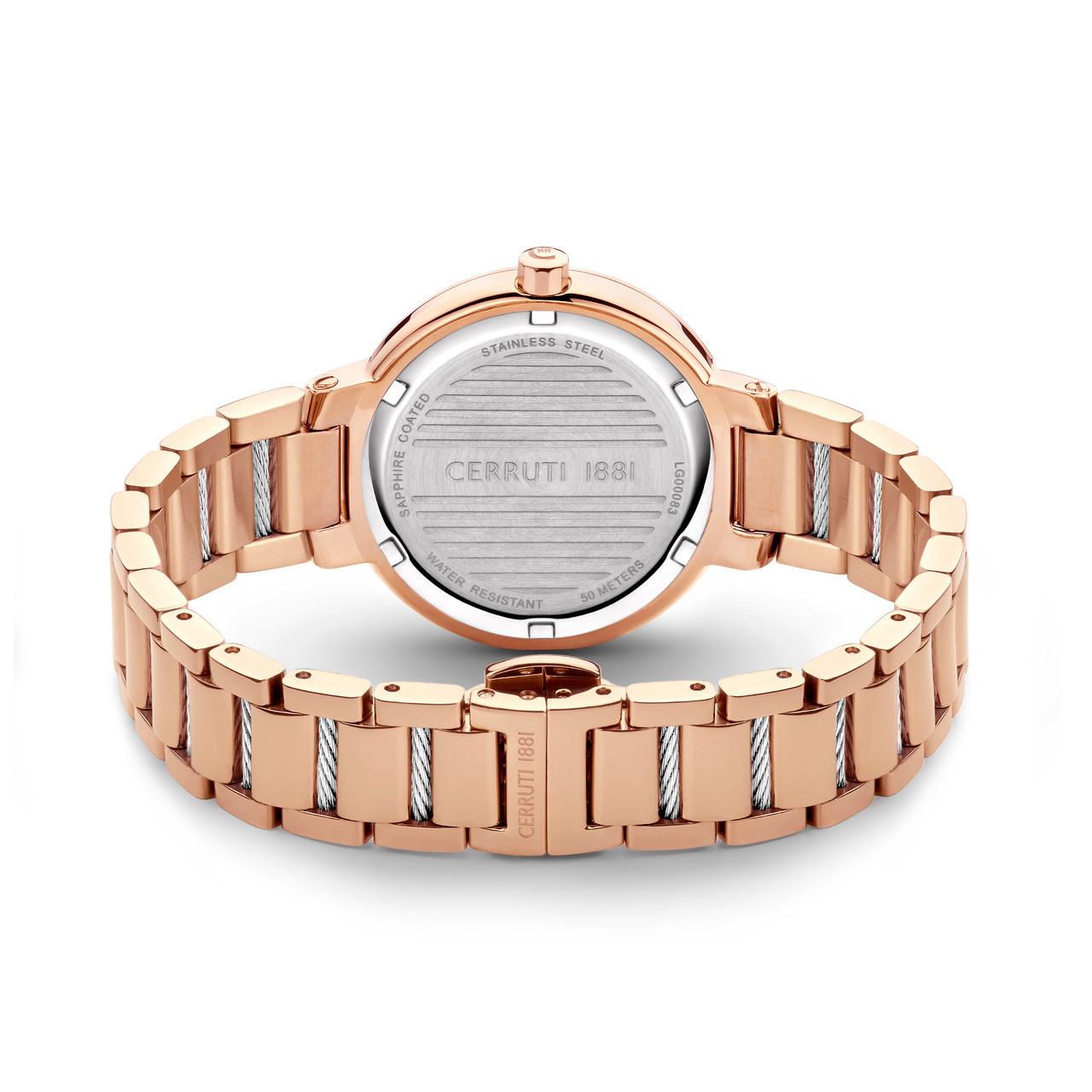 Cerruti 1881 Tintenroller Albion NSI0415 – Roségold Mit Taschen-Clip