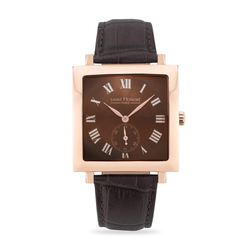 SAINT HONORE CARRE GENTS ROSE GOLD WATCH [H SH CR823002 8MR] 