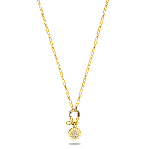 CHARRIOL ST. TROPEZ MARINER SHACKLE & COIN NECKLACE [08-104-1272-0/40] 