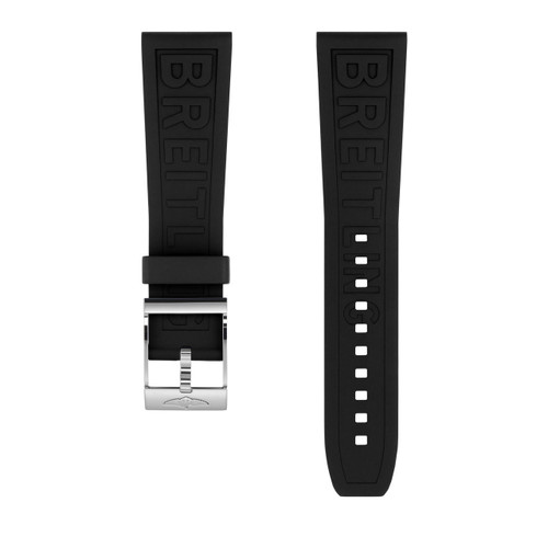 BREITLING BLACK DIVER PRO RUBBER STRAP - 24 MM [154S] 