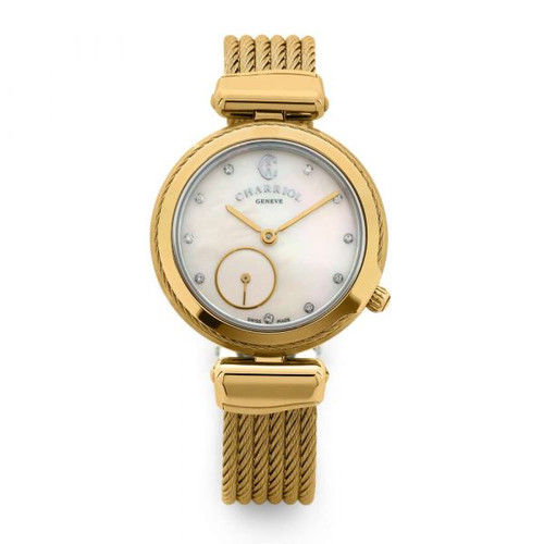 Celtic 30mm Yellow Gold MOP Dial