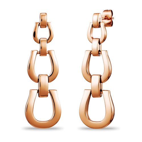 AIGNER Rose Gold-tone Fashion Earring