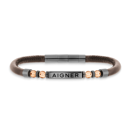 AIGNER Rose Gold-tone Fashion Bracelet