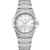 OMEGA Constellation co-axial Master Chronometer 39 mm watch, silver dial with Roman numeral bezel and integrated bracelet, premium luxury timepiece.