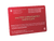 Omega Speedmaster Moonwatch Professional co-axial Master Chronometer Chronograph 42 mm, close-up of the red METAS Master Chronometer certification card showing official certification details.
