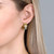 FREY WILLE "Hommage à Claude Monet ORANGERIE Earrings Carré" [CM 492CR1/811 ST] 