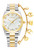 AIGNER Aigner Watch [AGW.237001], luxury two-tone gold and silver wristwatch with a patterned dial and gold accents.