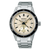 Seiko presage beige dial automatic watch for men SSA447j