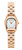 AIGNER Aigner Watch [AGW.253005], elegant rose gold-tone wristwatch with a unique teardrop-shaped dial and mother-of-pearl face.