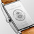 Longines DolceVita [L5.767.4.73.3], close-up of the back of the watch showcasing the engraved brand logo, serial number, and water resistance details.