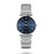 Longines La Grande Classique de Longines, luxury men's watch with blue dial and stainless steel bracelet.