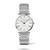 Longines La Grande Classique de Longines watch, luxury men's wristwatch with silver round dial, Roman numeral markers, and stainless steel bracelet.