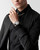 LONGINES HERITAGE CLASSIC [L4.815.4.72.2], wristwatch with silver dial and moonphase display worn on a man with black attire.