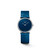 LONGINES LA GRANDE CLASSIQUE DE LONGINES [L4.523.0.90.2], blue dial ladies watch with diamond bezel and blue leather strap.