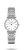 LONGINES LA GRANDE CLASSIQUE DE LONGINES [L4.523.0.11.6], elegant silver wristwatch with a white dial, Roman numeral hour markers, and a diamond-accented bezel.