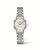 LONGINES THE LONGINES ELEGANT COLLECTION [L4.309.4.87.6], watch with a stainless steel bracelet and a round dial featuring diamond hour markers, date display, and automatic movement.